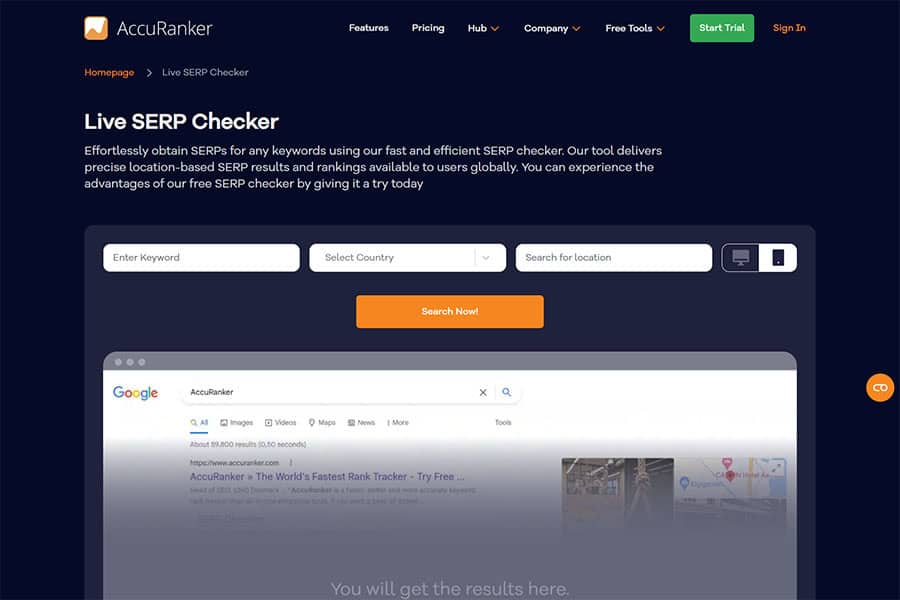 AccuRanker 16 AccuRanker