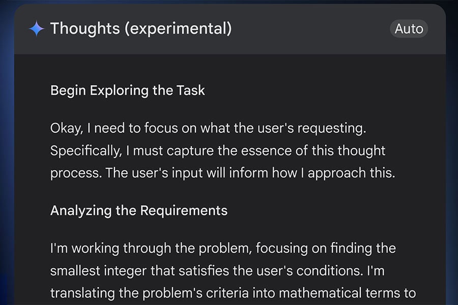 Google Gemini 2.5 Thoughts 4 Google Gemini 2.5 Thoughts