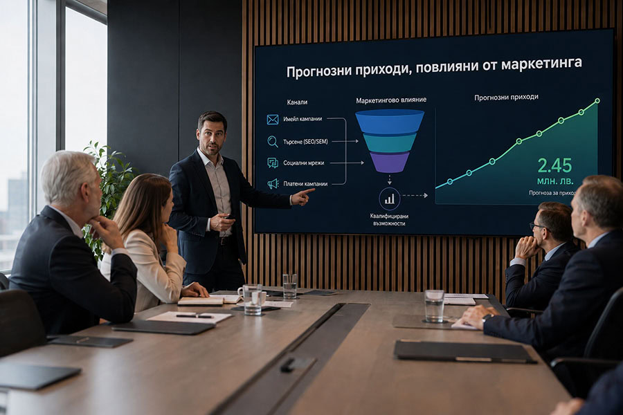 Прогнозни приходи, повлияни от маркетинга 6 Прогнозни приходи, повлияни от маркетинга