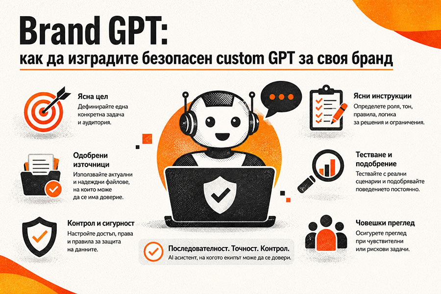 Brand GPT: как да изградите безопасен custom GPT за своя бранд