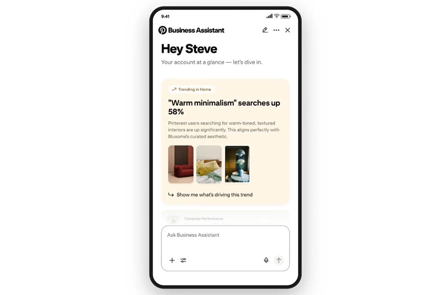 Business Assistant предлага AI насоки за рекламодатели 5 Business Assistant предлага AI насоки за рекламодатели