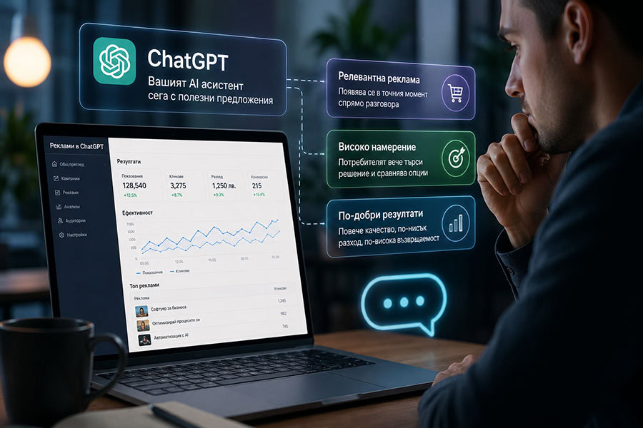 ChatGPT отваря нов етап в рекламата: какво трябва да направят брандовете