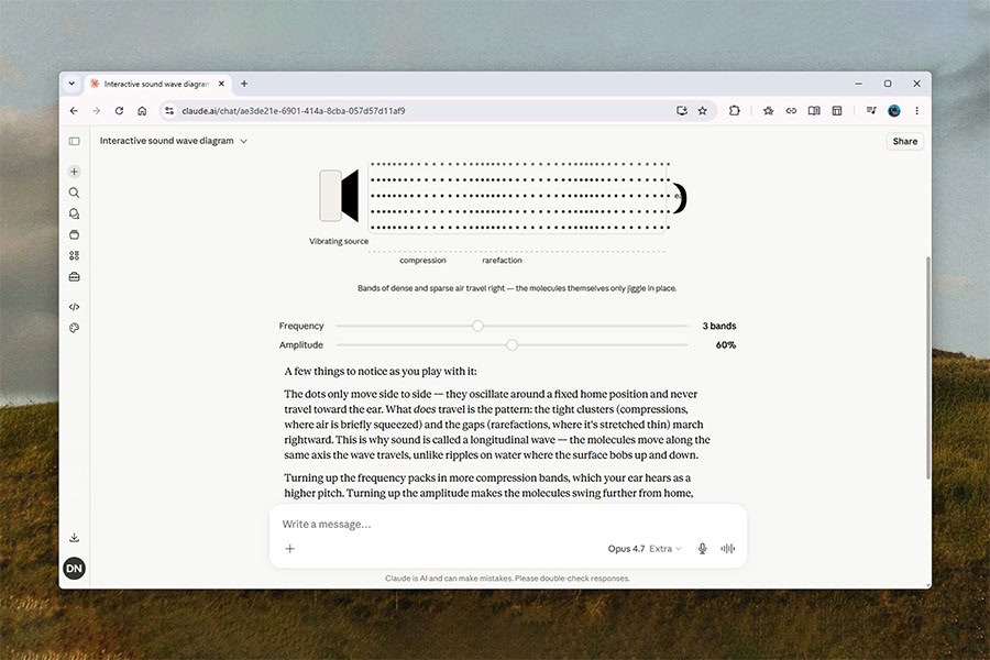 Използвайте Claude за интерактивни визуализации при учене 6 Използвайте Claude за интерактивни визуализации при учене