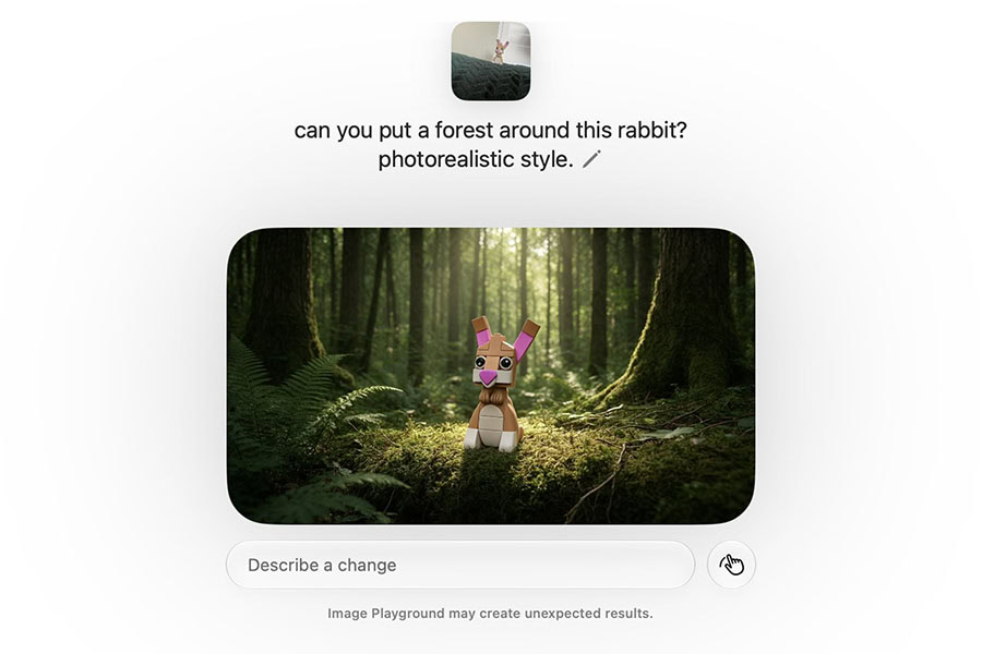 Какво вече може Image Playground на Apple 5 Какво вече може Image Playground на Apple