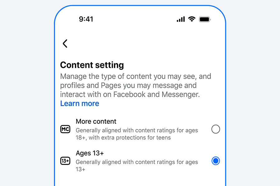 5 Meta разширява настройките 13+ за тийнейджъри в Instagram, Facebook и Messenger 2