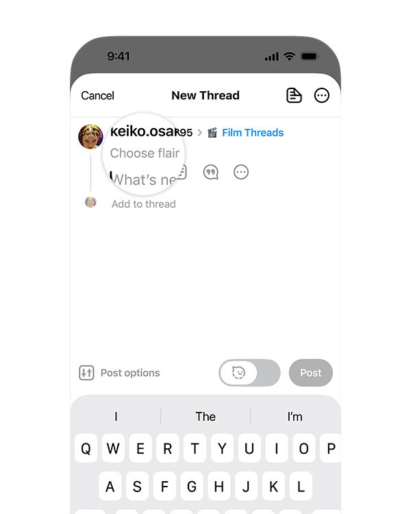 Threads добавя тематични значки към публикациите в общностите 2 Threads добавя тематични значки към публикациите в общностите