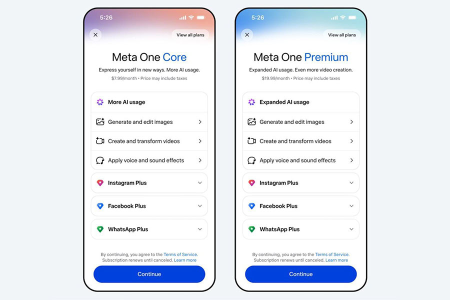 Meta One Core и Premium абонаменти 4 Meta One Core и Premium абонаменти